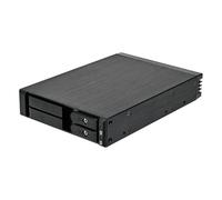 Silverstone FS202 - Baie de périphérique 3,5" vers Deux logements Hot-Swap 2,5” SAS/SATA sans tiroir, SST-FS202B-V2