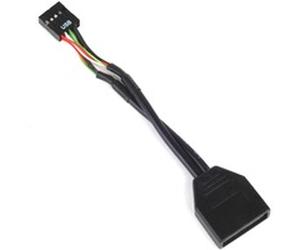 SilverStone G11303050-RT câble USB Noir, Adaptateur