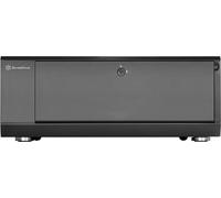 SilverStone GD10 - HTPC - PC - aluminium - plastique - acier - noir - ATX,CEB,uATX - côté