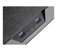 SilverStone Grandia GD09 - Tour - SSI CEB - pas d'alimentation (ATX / PS/2) - noir - USB/Audio