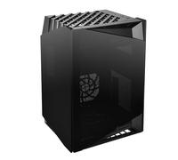 SilverStone Boîtier d'ordinateur Mini-ITX SST-LD03B Lucid – mini-tour, 3x verre trempé teinté