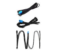 Silverstone PP06B-2PCIE70 Câble d'alimentation gainé Noir pour Un PCI-E 8 Broches (6 + 2) et Un PCI-E 8 Broches (6 + 2)