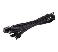 SilverStone PP06B-EPS55 - Câble d'alimentation - 8 broches EPS12V (4+4) (F) - 55 cm - noir Noir G