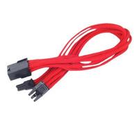 SilverStone PP07 - Rallonge de câble d'alimentation - Alimentation PCIe de 8 broches (6+2) (F) pour Alimentation PCIe de 8 broches (M) - 25 cm - rouge