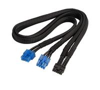 Silverstone PP12-PCIE, 2 câbles d’Alimentation PCIe 8 Broches (Bloc d’Alimentation) vers 12 Broches (GPU), SST-PP12-PCIE