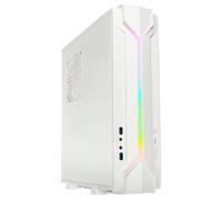 SilverStone Technology SST-RVZ03W-ARGB - Raven Boîtier PC Gamer Mini-ITX, ARGB, Blanc