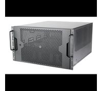 Silverstone RM600 Châssis Serveur Rackable 6U Acier Noir, Carte mère ATX/EATX/microATX/Mini-ITX, Baies 6x3.5" & 4x2.5", USB 3.2 Gen 1/Gen 2