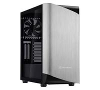 SilverStone Boîtier PC Midi SETA A1 – Noir et Argent