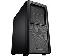 SilverStone Boîtier moyen tour SETA D1 (SST-SED1-B) – Support SSI-EEB, grandes capacités – Noir