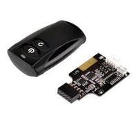 SilverStone SST-ES02-USB - Télecommande sans-fil 2.4G pour allumer/redémarrer l'ordinateur, USB 2.0 9-Pin