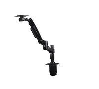 SilverStone SST-ARM11BC - Single ARM LCD LED support de montage pour écran, réglable, avec une rotation de 360°, s'incline vers le haut/bas à 90°, pivote vers la gauche/droite à 90° & bras pivotant tirable à 180° - VESA maximale 100x100, noir