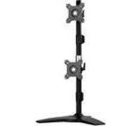 SilverStone SST-ARM24BS - Bras vertical double pour écran - noir