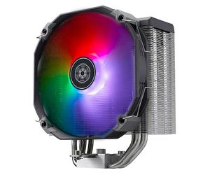 Silverstone SST-ARV140-ARGB système de refroidissement d'ordinateur Processeur Refroidisseur d'air 14 cm Noir, Gris 1 pièce(s)