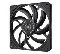 SilverStone Technology Ventilateur de boîtier Air Slimmer 140 SST-AS140B – 140 mm mince, PWM, Noir
