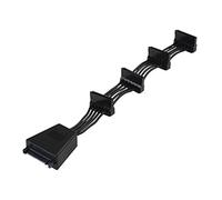 SilverStone SST-CP06 - Câble adaptateur un à quatre connecteurs SATA, deux condensateurs 2200μF