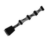 SilverStone CP06-E4 câble SATA 0,19 m Noir