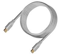 SilverStone SST-CPH01C-1800 - Câble premium HDMI ultra rapide 1.8m, 4K, 2.0b, full 60Hz, 18Gbps, ARC, HDR, 3D, Ethernet, anthracite