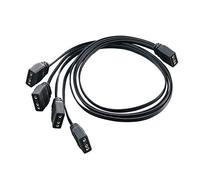 Silverstone SST-CPL03 - Câble séparateur ARVB 1 en 4 Ultra-Fin et Ultra-Flexible