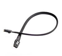 Silverstone SST-CPS02 - Mini SAS SFF8087 Interne vers cable epais et protege SFF8087 36 Broches, 0.5M