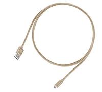 SilverStone SST-CPU01G-1800 - Cable USB réversible, Cable USB A vers Micro B extrêmement durable avec tressage en nylon, Recharge et synchronisation de données à haute vitesse