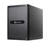 SilverStone SST-DS380 - Stockage de boîtiers Mini-ITX avec porte, noir