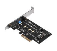 Silverstone SST-ECM21-E - SuperSpeed Carte d'extension PCI-E, PCI-E x4 à M.2 (NGFF), Conception sans vis, Prend en Charge PCI-E Gen. 4e
