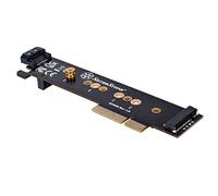 Silverstone SST-ECM28 - Carte Adaptateur 1 Emplacement SSD NVMe et 1 Emplacement SSD SATA M.2 vers PCIe x4 1U