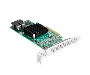 SilverStone SST- ECS05 - Carte PCI-E Express Gen 3.0 niveau serveur x8 ports SAS(12Gb/s) / SATA(6Gb/s) contrôleur LSISAS3008, support profile bas, RAID 0,1,1E,10