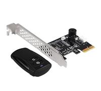 SilverStone SST-ES02-PCIe - Télecommande sans-fil 2.4G pour allumer/redémarrer l'ordinateur, Le haut-parleur PC intégré, PCIe