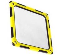 SilverStone SST-FF123BY - 120mm filtre de ventilateur anti-poussière ultra fin, réduction du bruit jusqu'à 4dBA, noir jaune