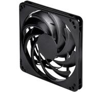 SilverStone SST-FN124B - Série FN Ventilateur mince de 120mm pour ordinateur, Bruit faible, Flux d'air performant, noir