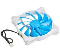 SilverStone SST-FQ141 - Série FQ Ventilateur PWM silencieux de 120mm pour ordinateur, Flux d'air performant, bleu-blanc