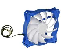SilverStone SST-FW122 - Série FW Ventilateur PWM silencieux de 120mm pour ordinateur, blanc-bleu