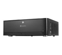 SilverStone SST-GD06B - Grandia Boîtier PC HTPC Micro ATX, Haute performance du flux d'air silencieux, noir