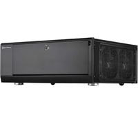 SilverStone SST-GD10B - Grandia Boîtier PC HTPC ATX, Haute performance du flux d'air silencieux, noir