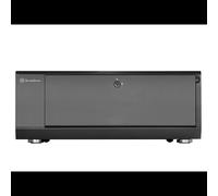 Silverstone SST-GD10B Grandia Boîtier PC HTPC Noir - ATX/Micro-ATX/SSI-CEB, 2x3.5", 1x5.25", 1x2.5", 8 slots, USB 3.2 Gen 1, Acier/Alu, 442x362x171mm