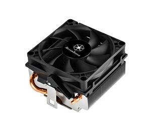 Silverstone SST-KR01 - Refroidisseur d'unité Centrale de Kryton, Profil Bas, Double roulement à Billes Mince 80mm PWM, Taille de 54mm, Prise d'AMD AM2 / AM3 / AM4 / FM1 / FM2