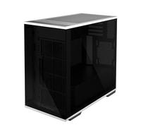 SilverStone SST-LD01B - Série Lucid Cas d'ordinateur mini ATX de tour, exécution silencieuse élevée d'écoulement d'air, panneau latéral de verre trempé de 3x
