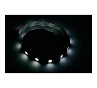 SilverStone SST-LS01W - Ruban lumineux pour PC LED blanc brillant, 30cm, 15 LEDs
