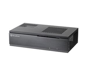 SilverStone SST-ML06B - Milo Boîtier PC Slim silencieux HTPC Mini-ITX, noir