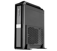 SilverStone SST-ML08B-H - Milo Boîtier PC Slim HTPC Mini-ITX , avec poignée de transport, noir