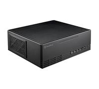 SilverStone Boîtier HTPC SST-ML11B Milo – Micro-ATX, mince et compact, prend en charge TFX