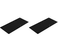 SilverStone SST-MVA01 - Support d'extension pour appareils supportés par VESA (NUC), Support Standard pour Montage VESA, Noir (Lot de 2)