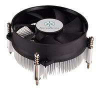 SilverStone SST-NT09-115X - Nitrogon Ventilateur de processeur, Profil bas, 80mm PWM silencieux, Intel