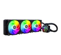 SilverStone SST-PF360-ARGB-V2 - PermaFrost Refroidisseur d'eau Premium, PWM trio ajustable 120mm, ARGB, Intel/AMD