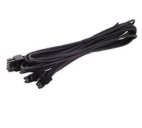 SilverStone Câble d'alimentation SST-PP06B-EPS55 manchonné 55 cm EPS/ATX 8 broches (4+4) noir