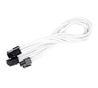 SilverStone SST-PP07-EPS8W - 30cm EPS 8pin vers EPS/ATX 4+4pin Cable d'extension manchonné, blanc