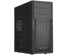SilverStone Boîtier PC PS13 Mini-tour – USB/Audio – Noir – pas d'alimentation