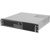 SilverStone Technology SST-RM23-502-MINI - Châssis de Serveur Industriel Micro-ATX Montage en Rack à Double Baie de Disque 5,25 Pouces 2U avec Interface USB 3.1 Gen1 Argent