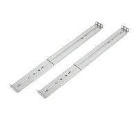 Silverstone SST-RMS07-20 - Kit de Rails coulissants à roulement à Billes de Haute qualité pour châssis de Montage en Rack, Prise en Charge des châssis de 430mm de Large (1U + 2U), jusqu'à 40 kg